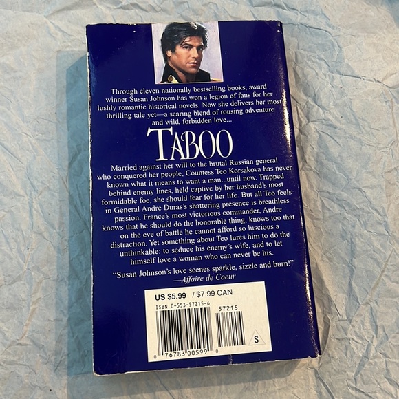 ⭐️5 for $15⭐️Taboo by Susan Johnson | Book - Picture 2 of 2